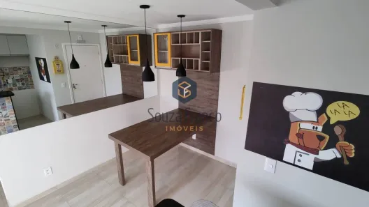 Apartamento com 2 Quartos para alugar, 45m² no Loteamento Mogilar, Mogi das Cruzes