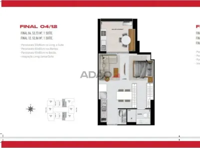 Apartamento com 1 Quarto à venda, 53m² no Setor Bueno, Goiânia