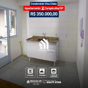 Apartamento com 2 Quartos à venda, 46m² no Jardim Santo Estêvão, Carapicuíba