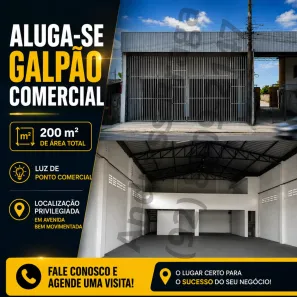 Galpão/Depósito/Armazém para alugar, 200m² no Jorge Teixeira, Manaus