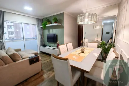 Apartamento com 2 Quartos para alugar, 62m² no Além Ponte, Sorocaba