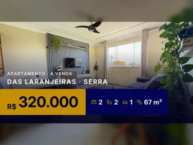 Apartamento com 2 Quartos à venda, 67m² no das Laranjeiras, Serra