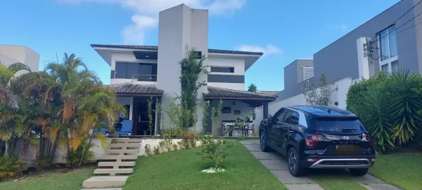 Casa de Condomínio com 4 Quartos para venda ou aluguel, 265m² no Alphaville (Abrantes), Camaçari