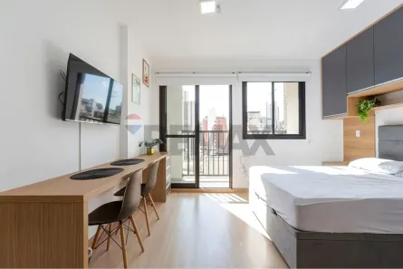 Apartamento com 1 Quarto para alugar, 26m² no Centro, Curitiba