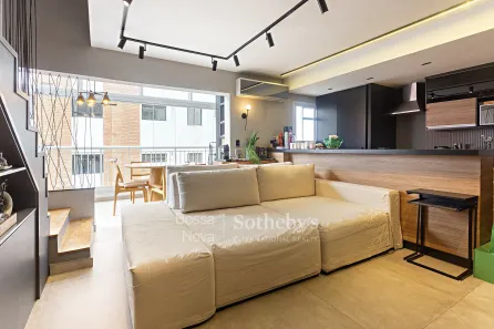 Apartamento com 1 Quarto para alugar, 80m² no Vila Nova Conceição, São Paulo