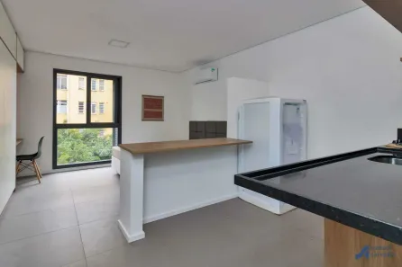 Apartamento com 1 Quarto para alugar, 28m² no Higienópolis, São Paulo