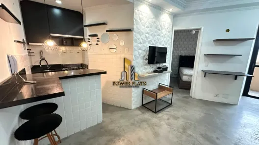 Apartamento com 1 Quarto para alugar, 40m² no Indianópolis, São Paulo