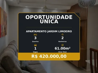 Apartamento com 3 Quartos à venda, 61m² no Jardim Limoeiro, Serra