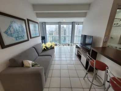 Flat com 1 Quarto para alugar, 53m² no Cidade Monções, São Paulo