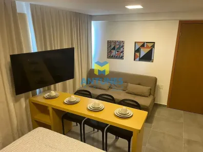Apartamento com 1 Quarto para alugar, 28m² no Porto de Galinhas, Ipojuca