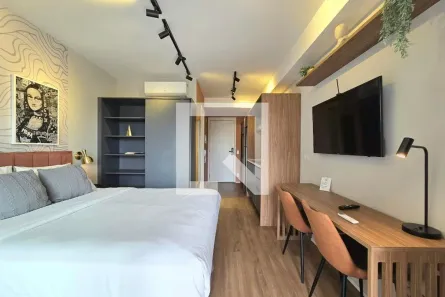 Kitnet com 1 Quarto à venda, 31m² no Indianópolis, São Paulo