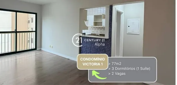 Apartamento com 3 Quartos para alugar, 98m² no Alphaville Centro Industrial e Empresarial/Alphaville., Barueri