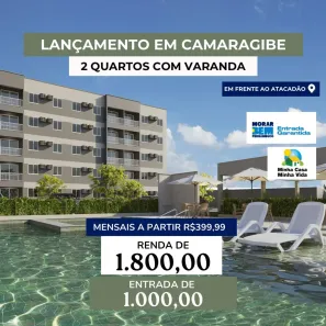Apartamento com 2 Quartos à venda, 36m² no Estação Nova, Camaragibe