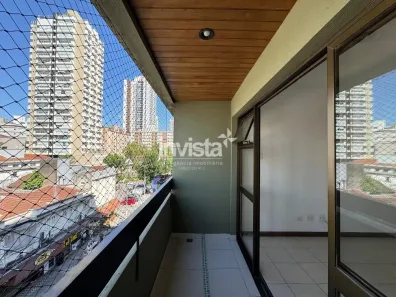 Apartamento com 2 Quartos para alugar, 100m² no Pompéia, Santos