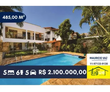 Casa de Condomínio com 5 Quartos à venda, 485m² no Parque dos Príncipes, São Paulo