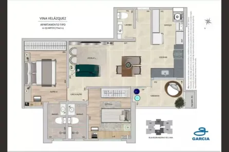 Apartamento com 2 Quartos à venda, 72m² no Gutierrez, Belo Horizonte