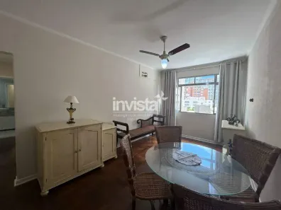 Apartamento com 1 Quarto para alugar, 70m² no Gonzaga, Santos