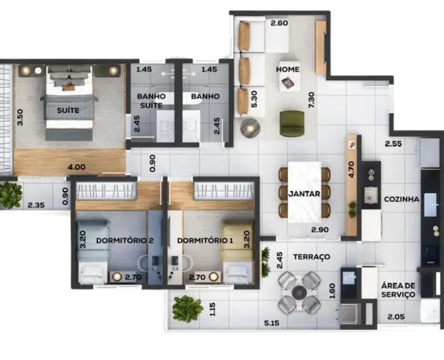 ÉVORA RESIDENCE no Vila das Jabuticabeiras, Taubaté