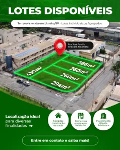 Lote/Terreno à venda, 1530m² no Chácaras Antonieta, Limeira