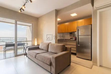 Apartamento com 1 Quarto para alugar, 58m² no Pinheiros, São Paulo