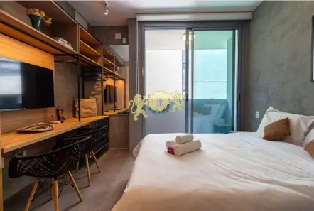 Flat com 1 Quarto para alugar, 28m² no Pinheiros, São Paulo