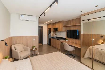 Apartamento com 1 Quarto para alugar, 30m² no Três Figueiras, Porto Alegre