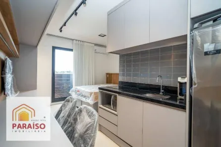 Apartamento com 1 Quarto para alugar, 22m² no Centro, Curitiba