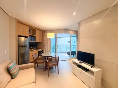 Apartamento com 1 Quarto para venda ou aluguel, 45m² no Pompéia, Santos