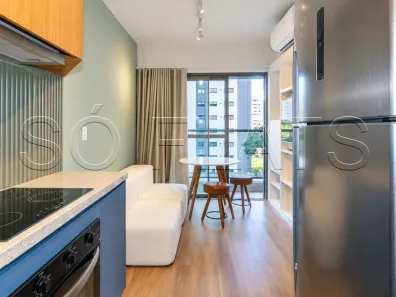 Apartamento com 1 Quarto para alugar, 32m² no Indianópolis, São Paulo