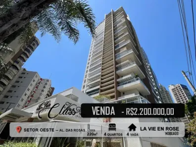 Apartamento com 4 Quartos à venda, 219m² no Setor Oeste, Goiânia