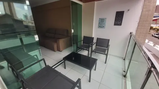 Apartamento com 3 Quartos para alugar, 110m² no Manaíra, João Pessoa