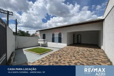 Casa com 3 Quartos para alugar, 131m² no Vila Santa Catarina, Americana