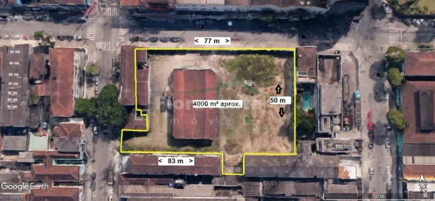 Lote/Terreno para alugar, 4000m² no Vila Mathias, Santos