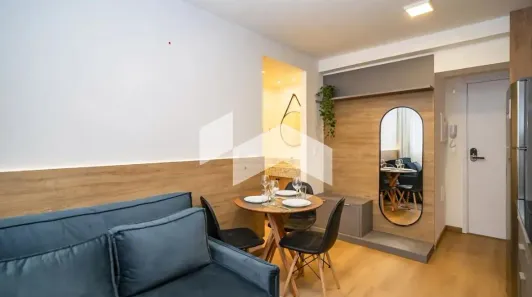Apartamento com 1 Quarto para alugar, 30m² no Centro, Curitiba