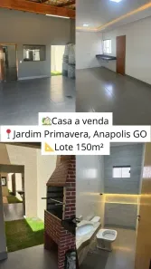 Casa com 3 Quartos à venda, 105m² no Jardim Primavera 1ª Etapa, Anápolis