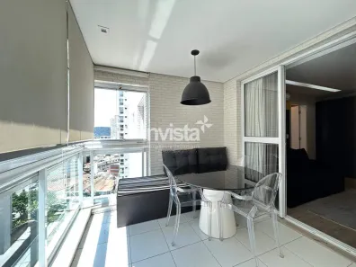 Apartamento com 1 Quarto para alugar, 49m² no Ponta da Praia, Santos