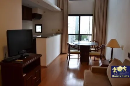 Flat com 1 Quarto à venda, 52m² no Moema, São Paulo