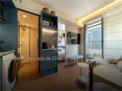 Apartamento com 1 Quarto à venda, 37m² no Santo Amaro, São Paulo