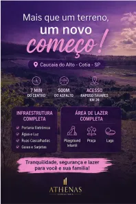 Lote/Terreno à venda, 500m² no Jardim Monte Verde (Caucaia do Alto), Cotia