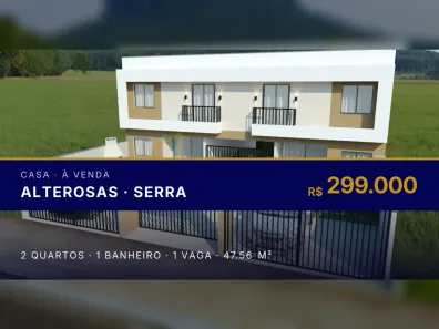 Casa com 2 Quartos à venda, 47m² no Alterosas, Serra