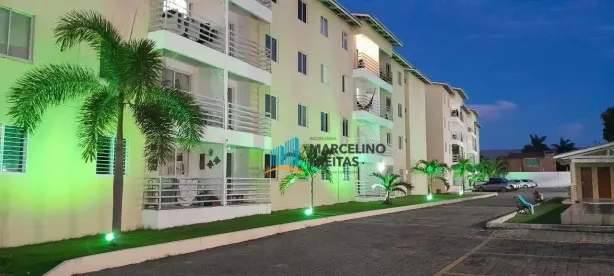 Apartamento com 3 Quartos para alugar, 63m² no Tamatanduba, Eusébio