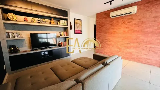 Apartamento com 2 Quartos para alugar, 77m² no Ponta da Praia, Santos
