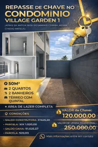 Apartamento com 2 Quartos à venda, 49m² no Turu, São Luís
