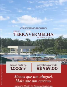 Lote/Terreno à venda, 1000m² no , Santo Antônio de Goiás