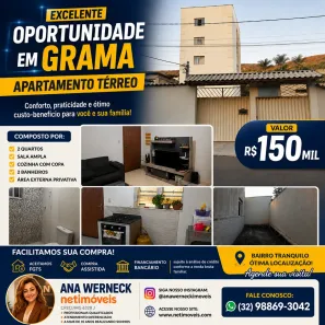 Apartamento com 2 Quartos à venda, 60m² no Grama, Juiz de Fora