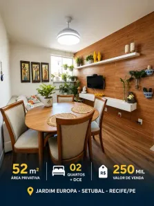 Apartamento com 2 Quartos à venda, 52m² no Boa Viagem, Recife