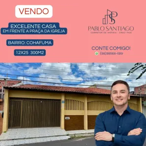 Casa com 3 Quartos à venda, 200m² no Cohafuma, São Luís