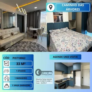 Apartamento com 1 Quarto à venda, 33m² no Caminho das Árvores, Salvador