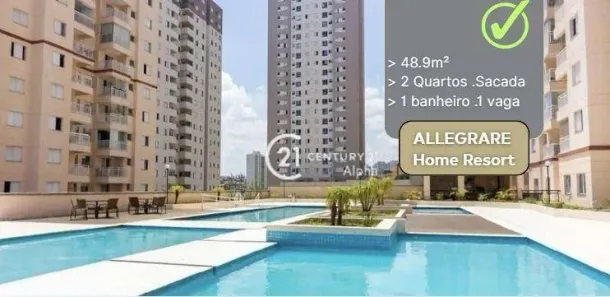 Apartamento com 2 Quartos à venda, 49m² no Novo Osasco, Osasco