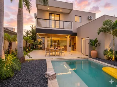 Casa de Condomínio com 4 Quartos à venda, 315m² no Condomínio Florais Cuiabá Residencial, Cuiabá